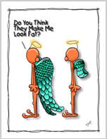 Greeting Card- Fat Angels