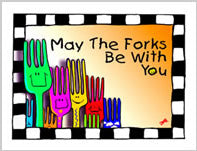 Greeting Card- Forks