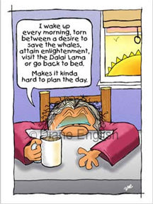Greeting Card- Planning The Day