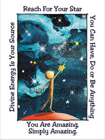 Greeting Card- Reach For Your Star